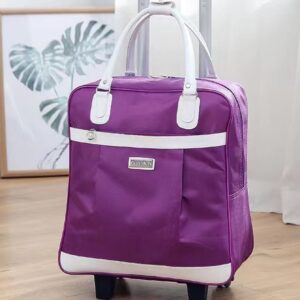 Fashion Women Travel Business Boarding Bag On Wheels Trolley Bag Large Capacity Travel Rolling Luggage Retro Girl Suitcase Bag
